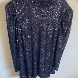 Sparkling Sequin Long Sleeve Top